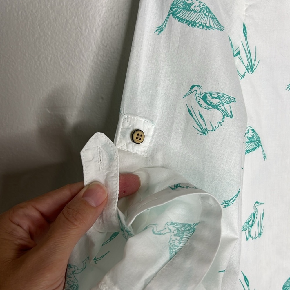 Mountain Warehouse Country to Coast 100% Cotton Crane Bird Print Top size 10 - Picture 5 of 15